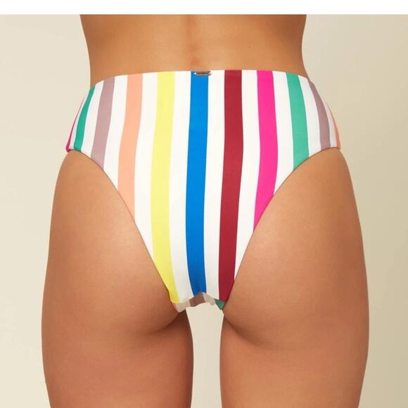 O’Neill CASCADA STRIPE HI-WAIST Swim bikini BOTTOM - Picture 2 of 6
